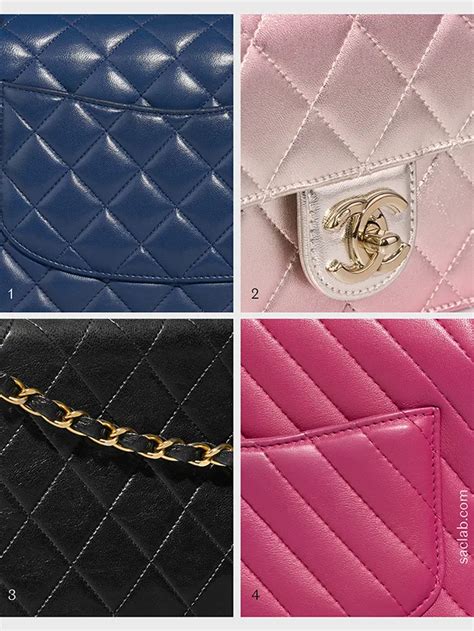 leather chanel - chanel leather types.